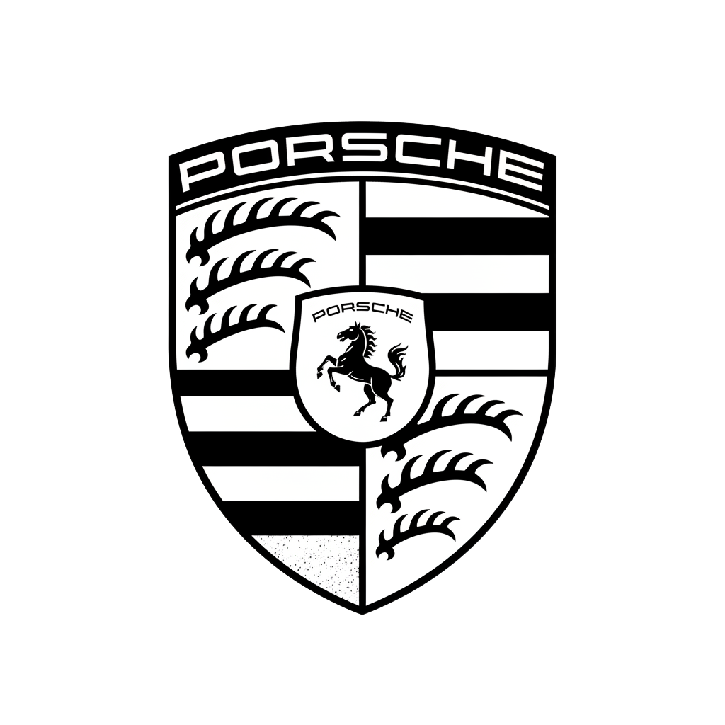 Logo Porsche - Clés auto